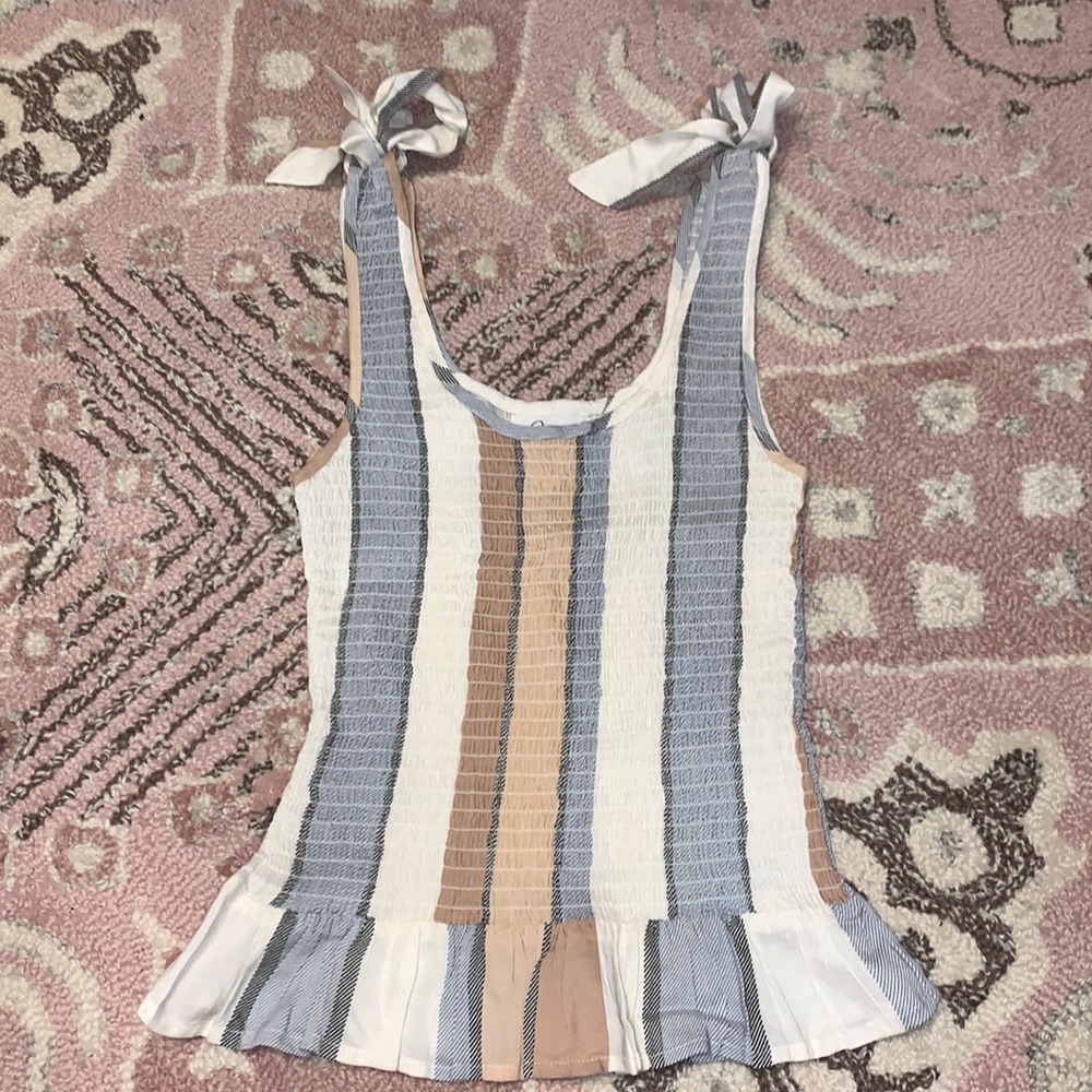 Striped summer tank top